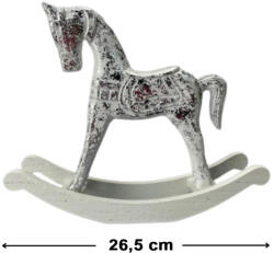  Hintaló nagy - fehér-ezüst - papelito