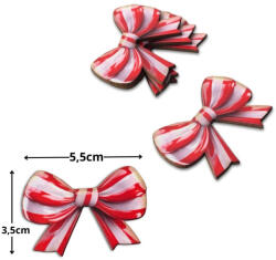 Nyomtatott dekorkarton - Cukorka masni 4db/csomag - papelito