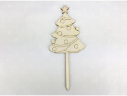  Natúr fa - Beszúrós fenyő 18cm - papelito