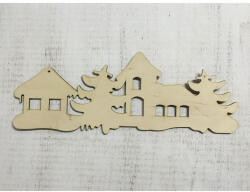  Natúr fa - Téli táj 38, 5cm - papelito