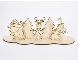  Natúr fa - Karácsonyi buli az erdőben talpas - papelito