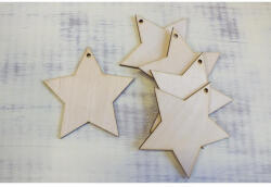  Natúr fa - Csillag 10cm 5db/csomag - papelito
