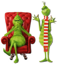 Nyomtatott dekorkarton - Grincs szett 2db/cs - papelito