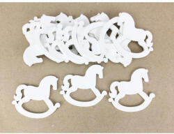  Fehér hintaló 5cm 15db/csomag - papelito