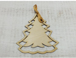  Natúr fa - Fenyő kerettel 11, 5x13cm - papelito