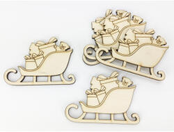 Natúr fa - Szánkó ajándékokkal 5db/csomag - papelito - 1 499 Ft