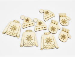 Natúr fa - Skandináv téli ruha szett 9db/csomag - papelito