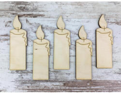 Natúr fa - Gyertya 5db/csomag - papelito