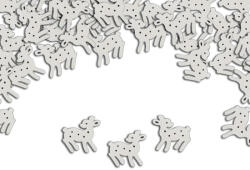  Mini Bambi fehér 3cm 40db/cs - papelito