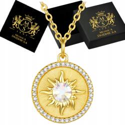 Mennica Świdnicka Arany Nyaklánc Ezüst 925 Női medál Lánc Ajándék Gravírozás