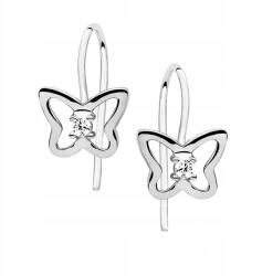 Sentiell Ezüst Fülbevaló Pr. 925 Pillangó Cirkónia (Z0695D)