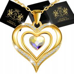 Mennica Świdnicka Nyaklánc Arany Ezüst 925 Szív Ajándék Anyának Medál Lánc