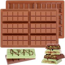 Csokoládé Öntőforma 2 Db (FOREMKA DO CZEKOLADY DUBAJSKIEJ)