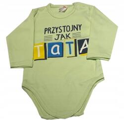 Gamex Csecsemő body Jóképű, mint a zöld 74cm