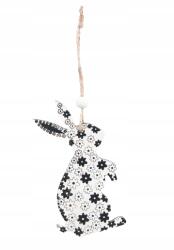 MFP Fa Nyuszi Húsvéti Medállal Fehér 17X6CM Mfp (2221722)