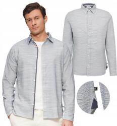 s.Oliver Férfi hosszú ujjú ing s. Oliver kék M Slim Fit mintás (10.3.11.11.120.2163051.58K1.M)