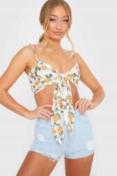 In The Style Krémszínű Top Print Kötés (32) (256571)