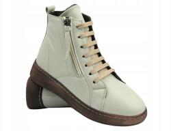  Női Bakancs Vacaro Szürke Valódi Bőr Bélelt Kényelmes (3.982.803.szare)