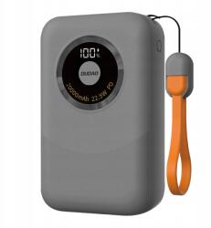 Dudao Powerbank 10000MAH Gyorstöltés 22.5W Pd Usb-a Usb-c Szürke (6976625333417)