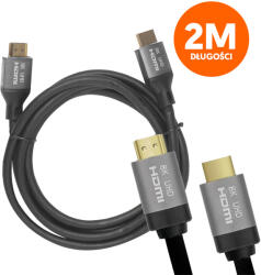 LTC HDMI-HDMI kábel (v2.1 | 8K | 2 m) - fekete