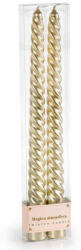 Decorer Set 2 lumanari aurii 2.2x25 cm (A14.14.67)