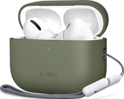 Tech-protect Husa din silicon Apple AirPods Pro 3 verde măsliniu