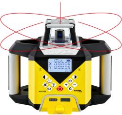 Nivel System Nivelă laser rotativă cu fascicul roșu, Nivel System NL640R Digital, cu receptor RD600 Digital, cu pante digitale X/Y, telecomandă (NL640R Digital)