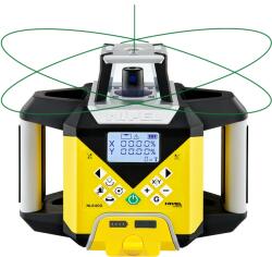 Nivel System Nivelă laser rotativă cu fascicul verde, Nivel System NL640G Digital, cu receptor RD600 Digital, cu pante digitale X/Y, telecomandă (NL640G Digital)