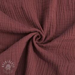  Dupla géz/muszlin rouge ORGANIC