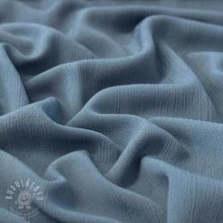  Viszkóz lenvászonnal CRINCLE blue shadow