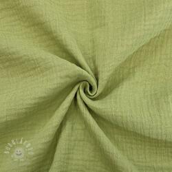  Dupla géz/muszlin old lime ORGANIC