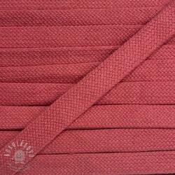  Pamut zsinór lapos 13 mm coral