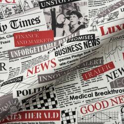  Dekorációs anyag premium Newspaper Headlines