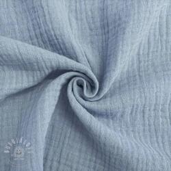  Dupla géz/muszlin blue ORGANIC