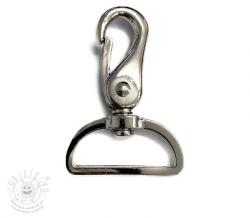  Fém karabiner 40 mm silver