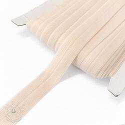  Szegőgumi matt 20 mm RIB old pink