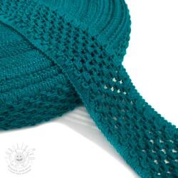  Kötött gumi 5 cm petrol