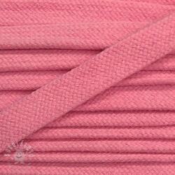  Pamut zsinór lapos 13 mm világos rózsaszín