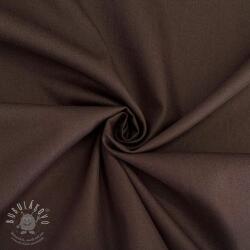  Popelín pamut anyag dark brown