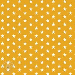  Pamutvászon Petit stars yellow