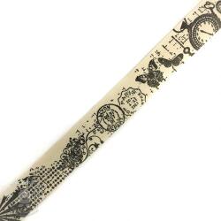  Pamut szalag Stamps black