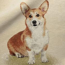  Dekorációs anyag GOBELIN PREMIUM Sitting Corgi Dog PANEL