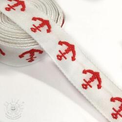  Szalag Anchor white/red