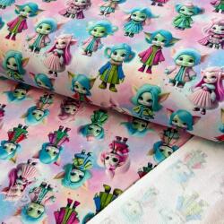  Szabadidő anyag Midgets digital print