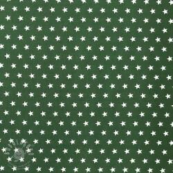  Pamutvászon Petit stars dark green