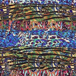  Viszkóz Dimulti blue digital print