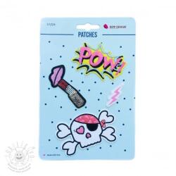  Sticker BIPP Pow Skull