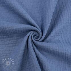  Dupla géz/muszlin midnight blue ORGANIC