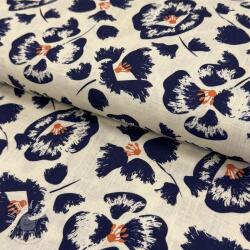  Viszkóz lenvászonnal Cayena design B digital print