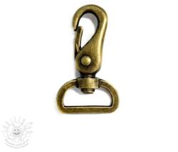  Fém karabiner 25 mm messing
